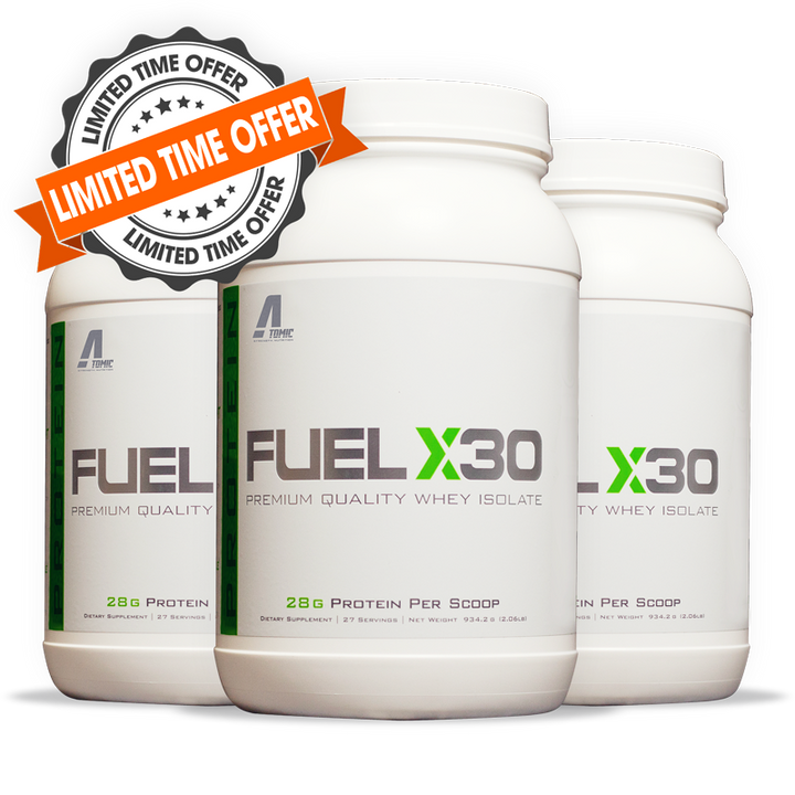 3 Pack of FUEL X30 Protein - 2 LBS
