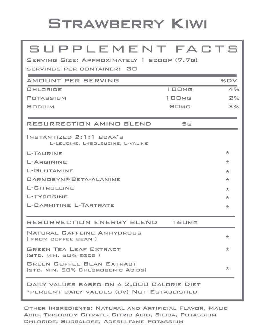 RESURRECTION Aminos + Fat Loss + Energy