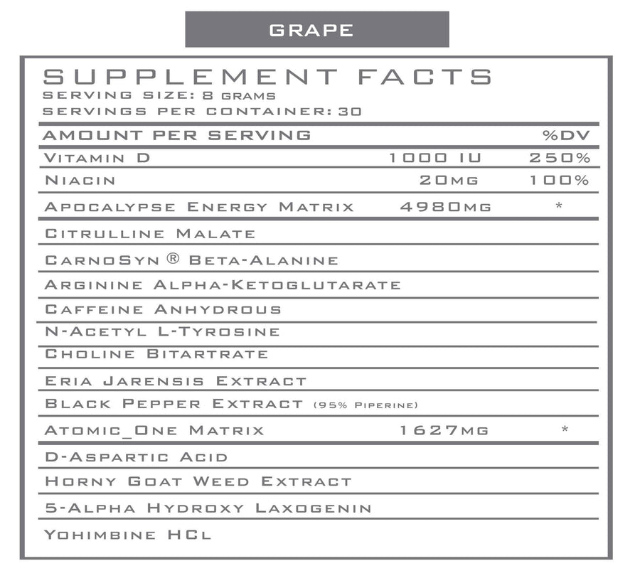 Atomic_One Pre-Workout